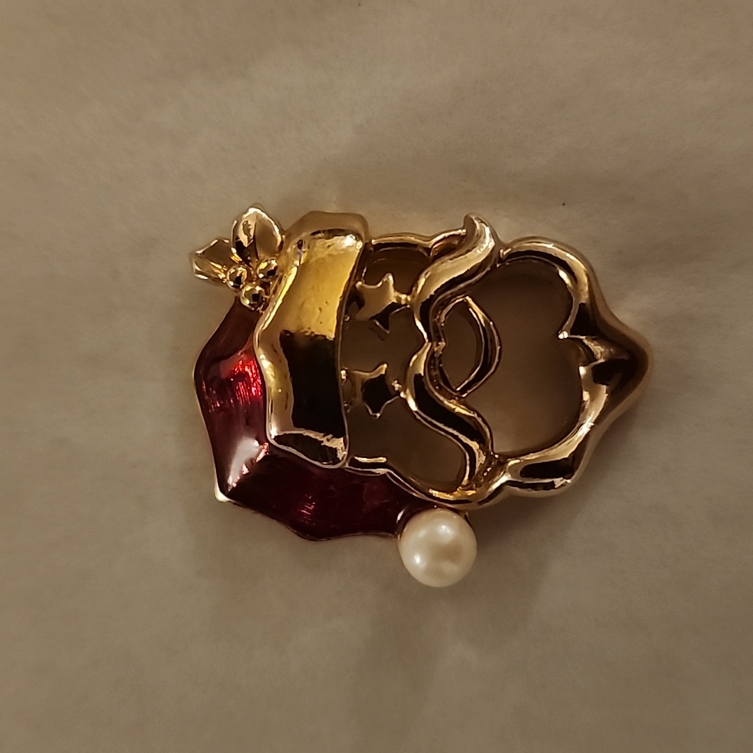 Vintage Santa Claus Brooch